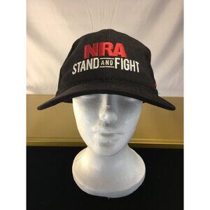 Vintage NRA National Rifle Association Baseball Hat Cap Stand and Fight Black
